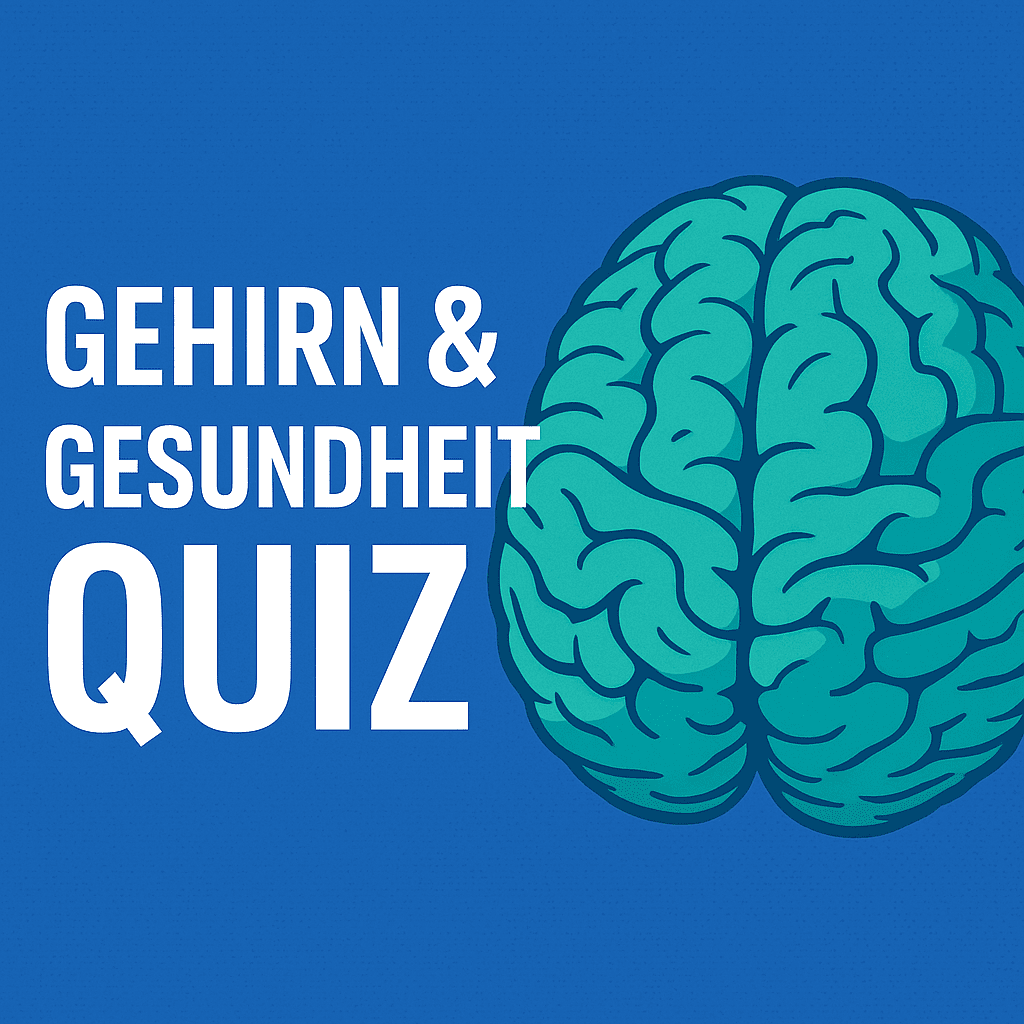 gehirn-gesundheit-quiz 1 Stilisiertes Gehirn mit neuronalen Verbindungen